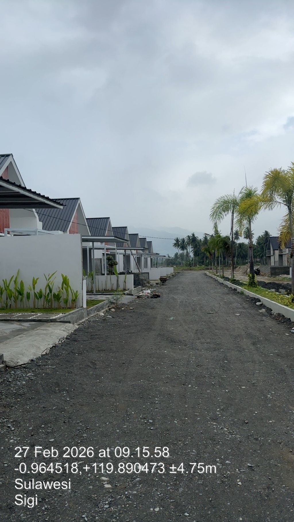 foto posisi tengah perumahan GREEN PESONA KALUKUBULA 1 TAHAP 2