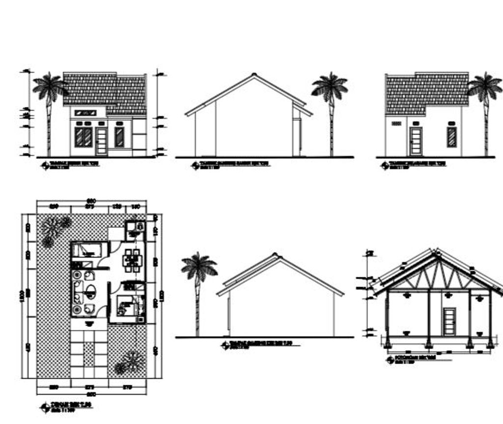 foto denah rumah tipe Subsidi perumahan Griya Edelweis Kartika