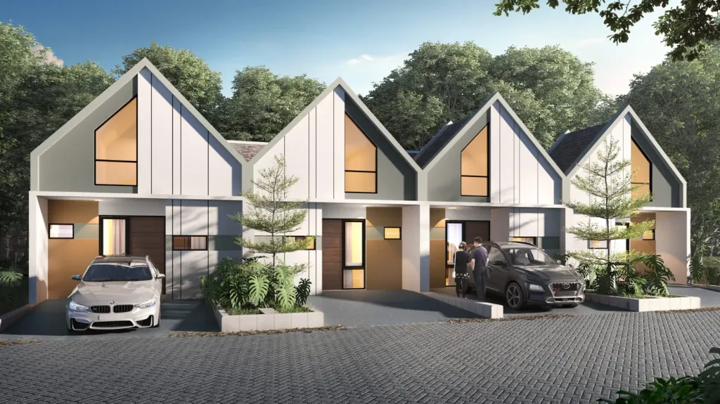 foto tampak rumah tipe 27/60 KK-41 perumahan KEBONSARI MANSION