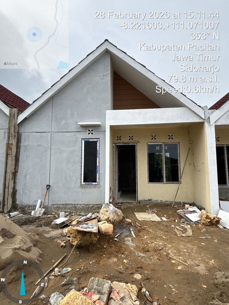 foto contoh rumah perumahan Puri Gnade Pacitan