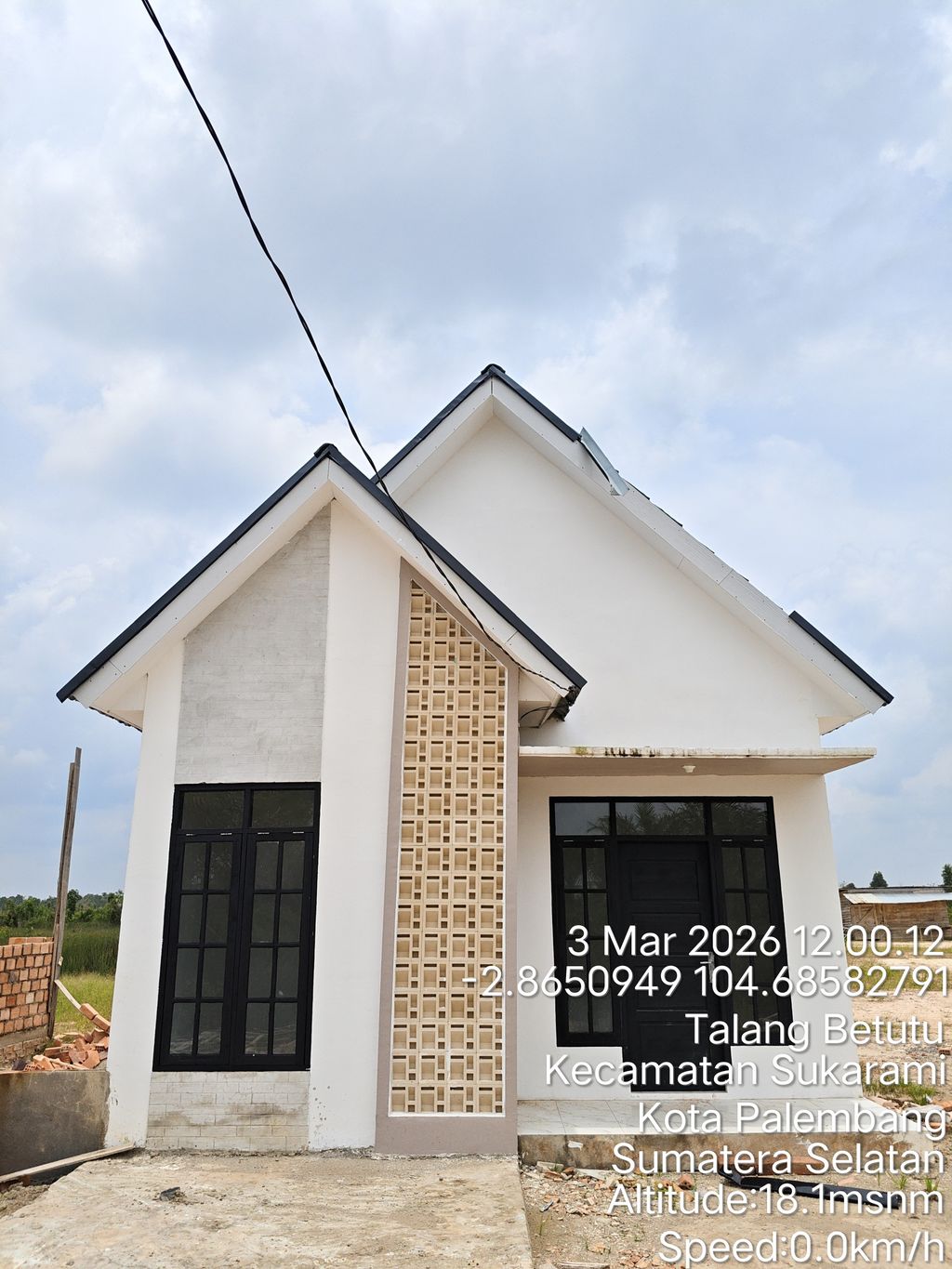 foto tampak rumah tipe 36 perumahan GRAHA GREEN VILLAGE 3