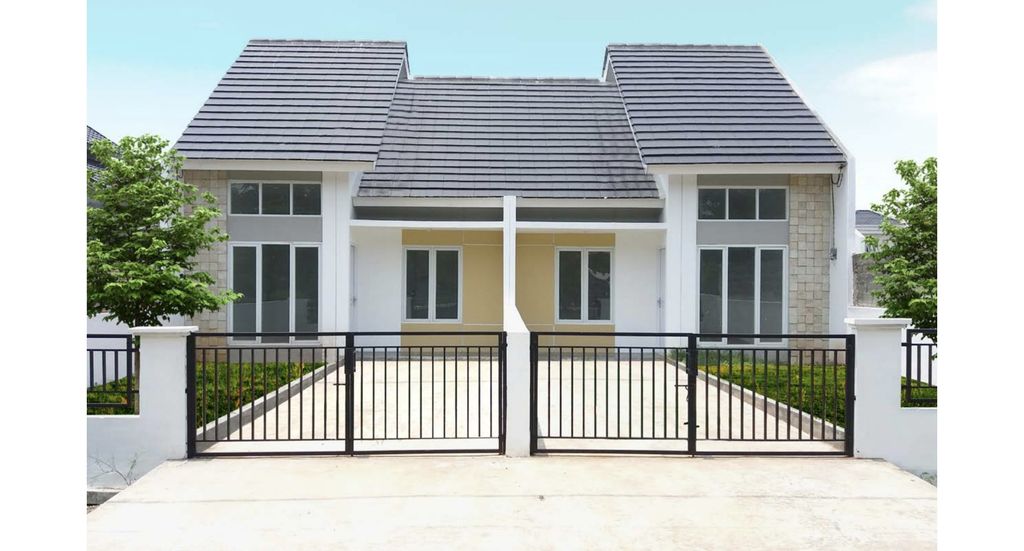 foto tampak rumah tipe CATTLEYA BOULEVARD 45/108 (JAN 26) perumahan Cluster Sriwijaya - Darmawangsa Residence Bekasi