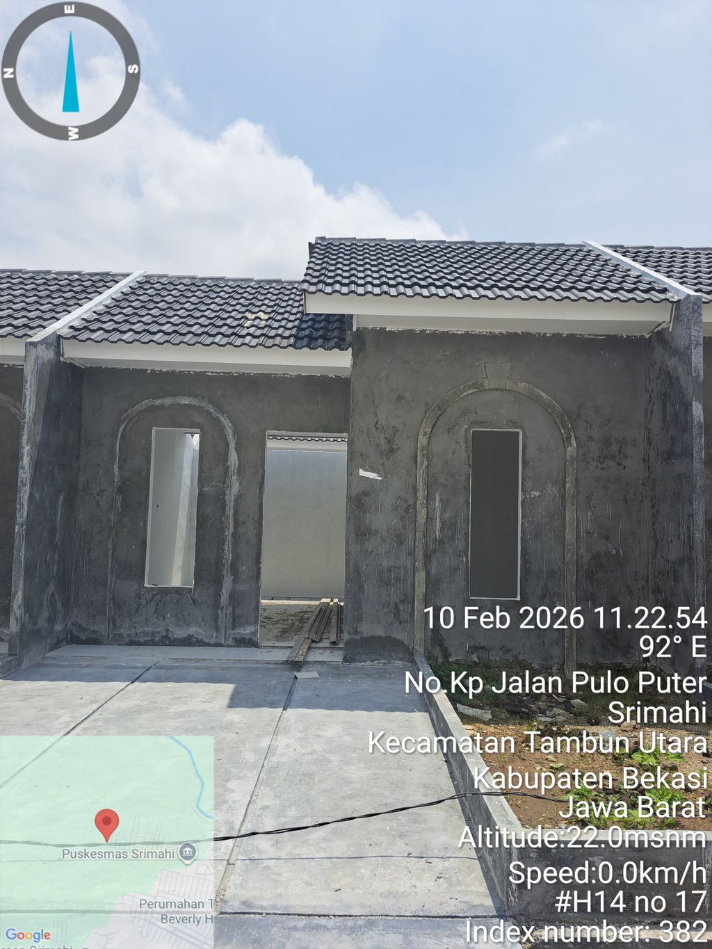 foto tampak rumah tipe 29++ perumahan GRIYA SRIMAHI INDAH TAHAP 2