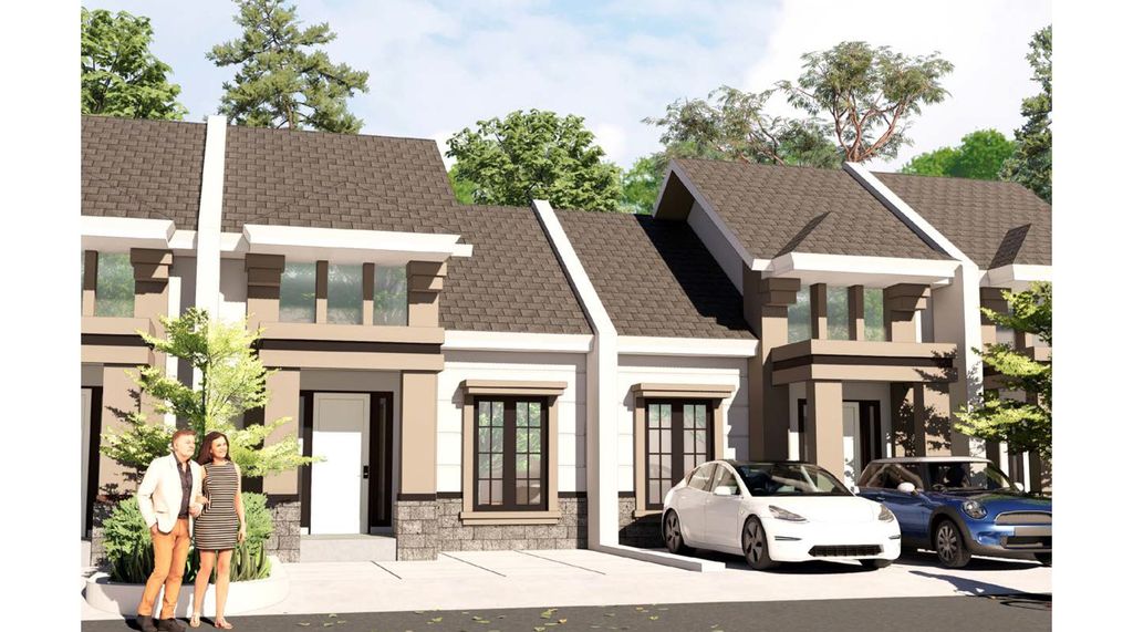 foto tampak rumah tipe SADEWA 34/108 (JAN 26) perumahan Cluster Sriwijaya - Darmawangsa Residence Bekasi