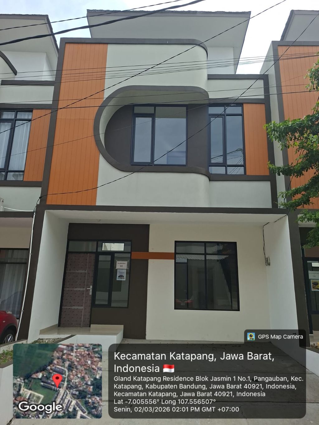 foto tampak rumah tipe 60 Compact 3 Kamar HC (567) perumahan G-Land Katapang Residence 1