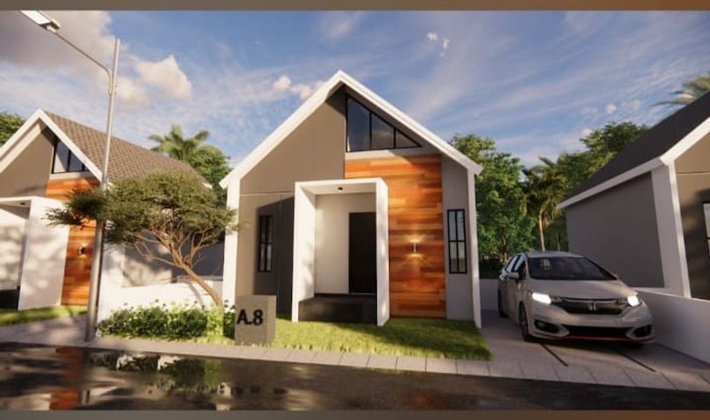 foto tampak rumah tipe 36 perumahan Perumahan Pesona Shofia