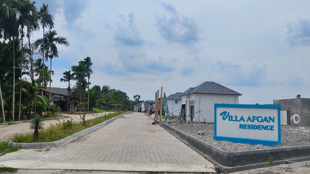 foto posisi tengah perumahan VILLA AFGAN RESIDENCE