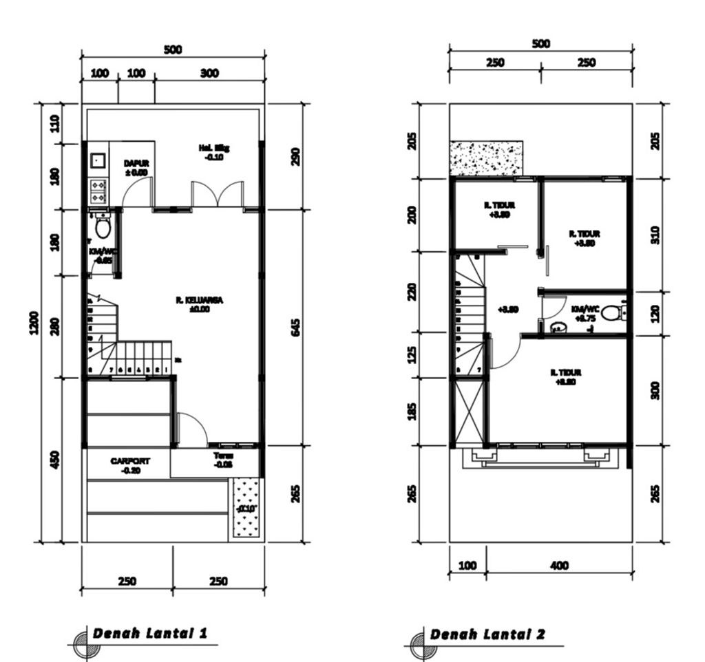 foto denah rumah tipe 63 New Compact HC Classic (3KT) (704) perumahan G-Land Arcadia Buahbatu
