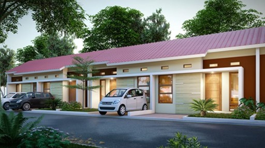 foto denah rumah tipe 42 perumahan RHABAYU GREEN 2