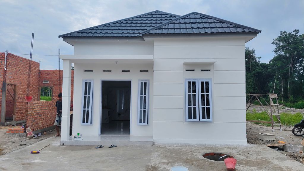 foto tampak rumah tipe 36 perumahan VILLA AFGAN RESIDENCE