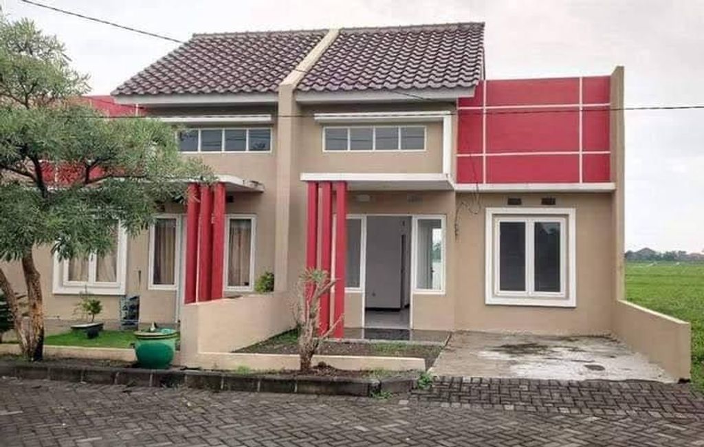 foto tampak rumah tipe 38/105 perumahan METRO REGENCY