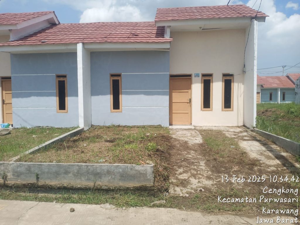 foto tampak rumah tipe 36/72 perumahan GARDEN VIEW