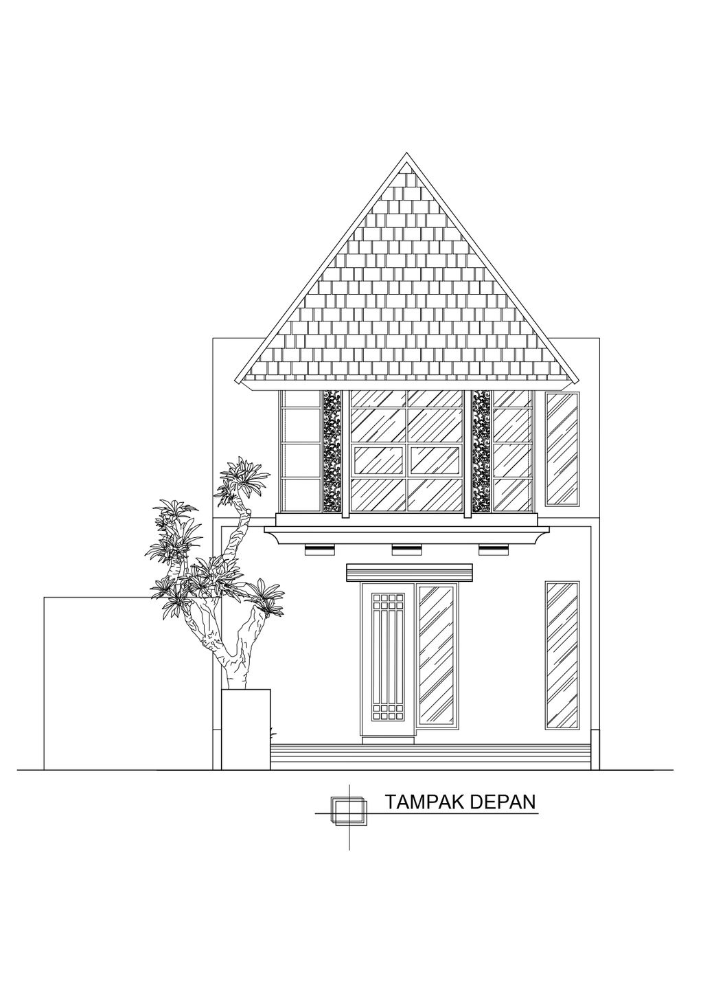 foto tampak rumah tipe TIRTA CALISTA NO.123 perumahan GRAHA TIRTA