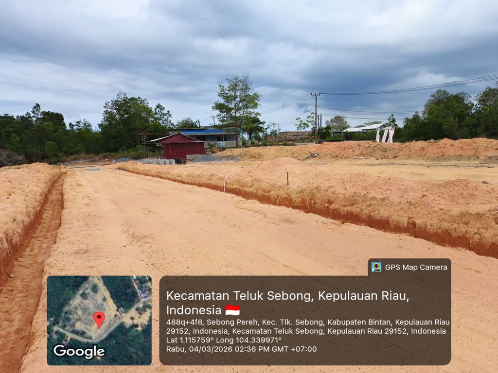 foto posisi tengah perumahan GRAHA AGUNG MORO ASRI