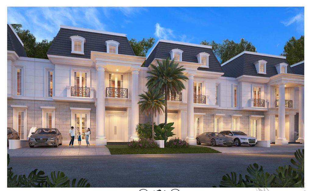 foto tampak rumah tipe NEW BALMORAL DELUXE MD7/08 perumahan CITRALAND KAIRAGI MANADO