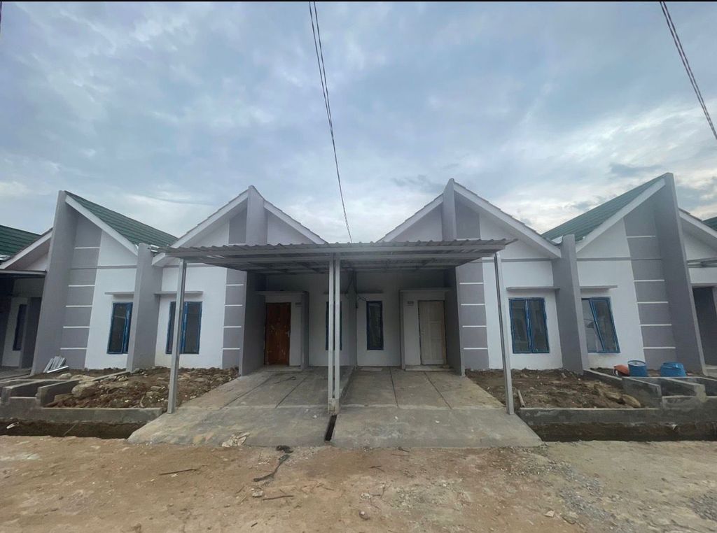 foto tampak rumah tipe 60 perumahan Sayap emas residence2