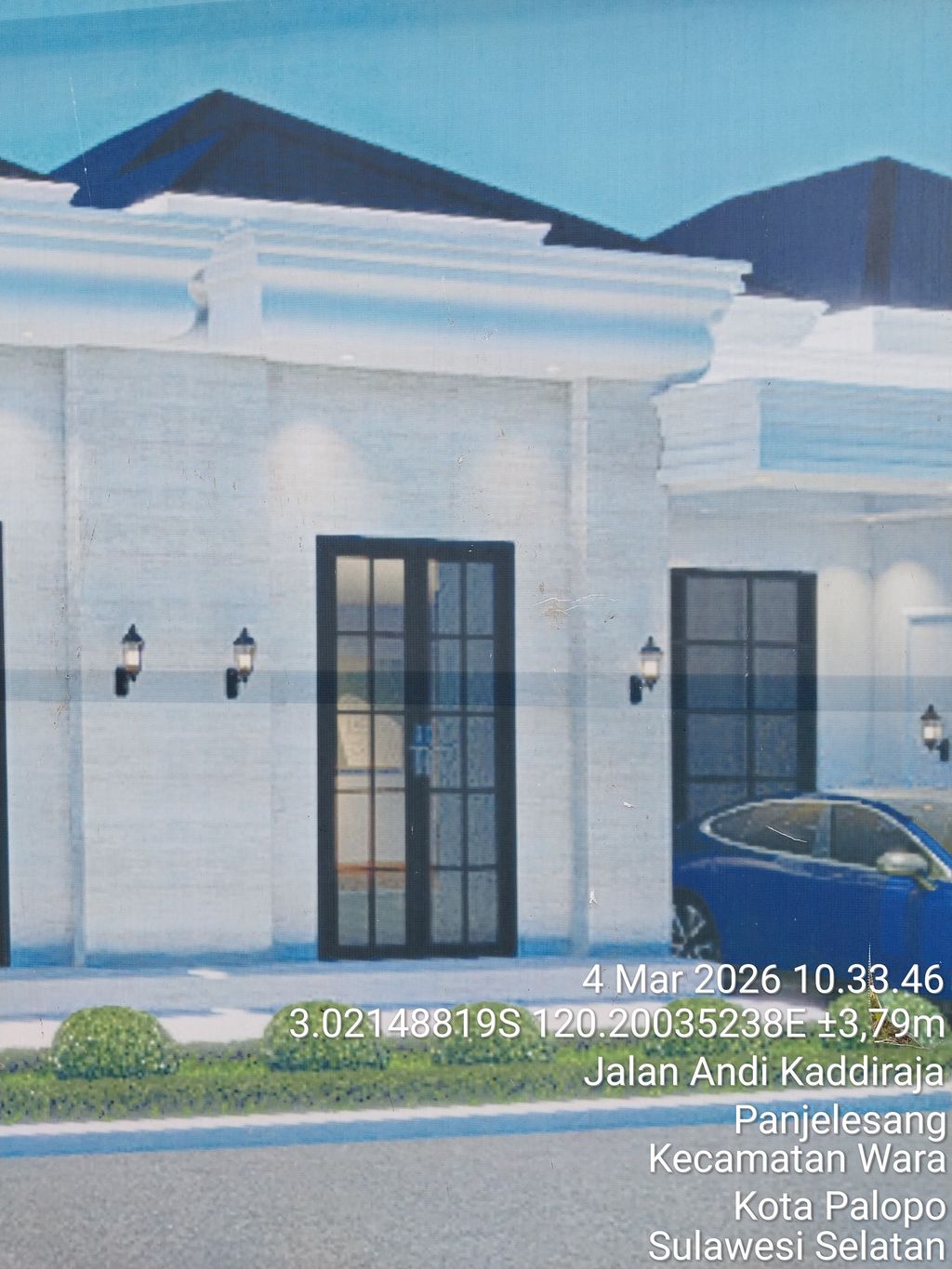 foto denah rumah tipe 45 perumahan THE EMIRATES HILLS