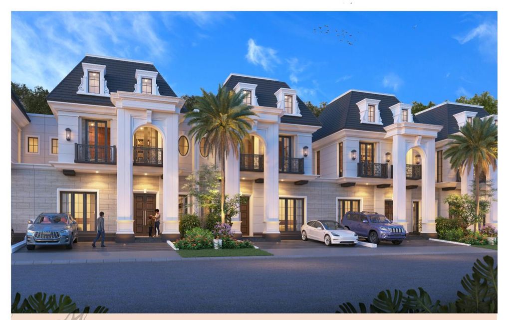 foto tampak rumah tipe BURLINGTON MD6/19 perumahan CITRALAND KAIRAGI MANADO