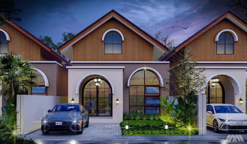 foto tampak rumah tipe 45 perumahan Gallery Paradise Land