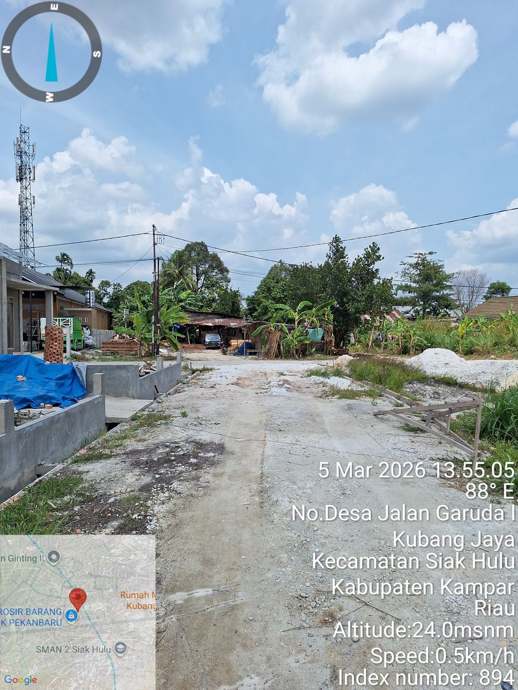 foto posisi tengah perumahan BUMI KUBANG JAYA