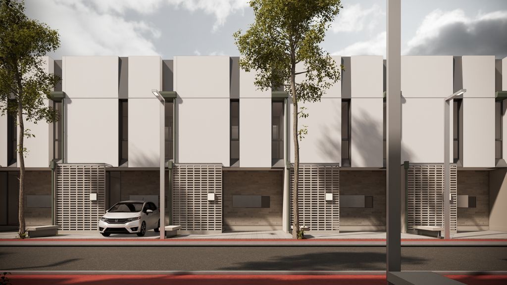 foto tampak rumah tipe ALSTONIA 50/50 BA perumahan BERNADY LAND SLAWU