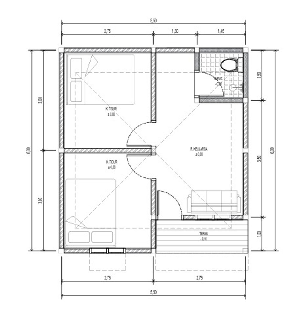 foto denah rumah tipe 33 perumahan RAMA JAYA ASRI RESIDENCE 8