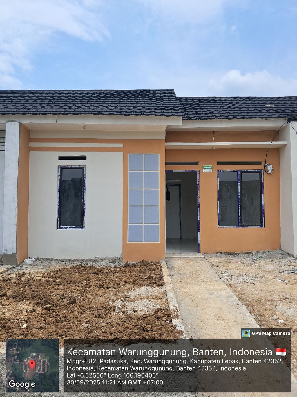 foto tampak rumah tipe 36/66 2026 perumahan Griya Oteng Residence