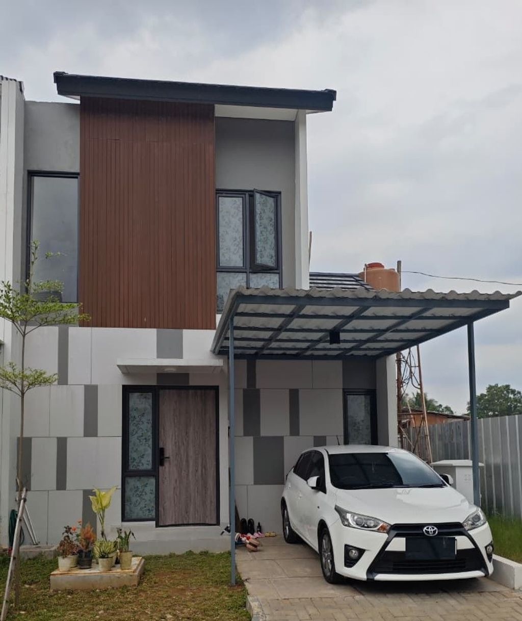foto tampak rumah tipe ONYX HOOK perumahan GRAND ALMAS RESIDENCE (2)