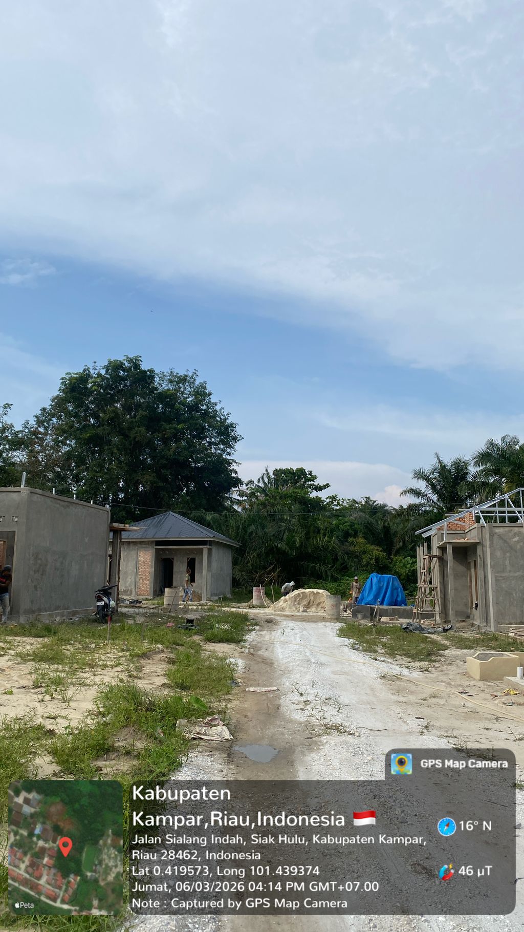 foto posisi tengah perumahan Ruby Residence