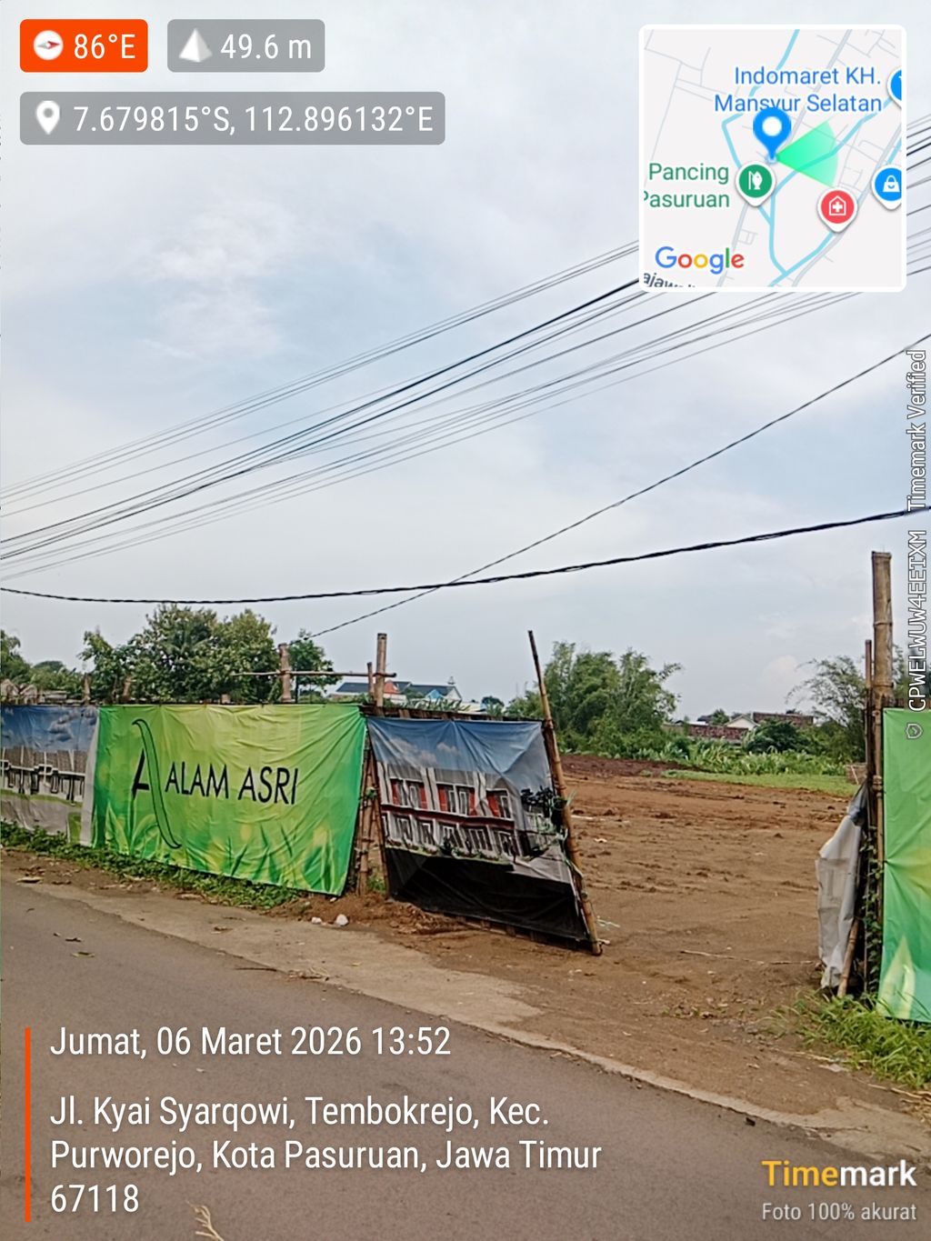 foto gerbang perumahan PERUMAHAN ALAM ASRI