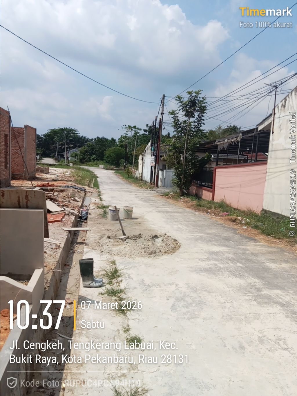 foto posisi tengah perumahan KASTURI GEMPITA RESIDENCE