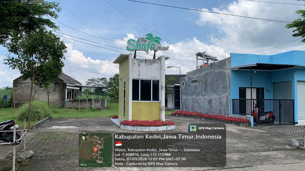foto gerbang perumahan Perum The Shafa Permai