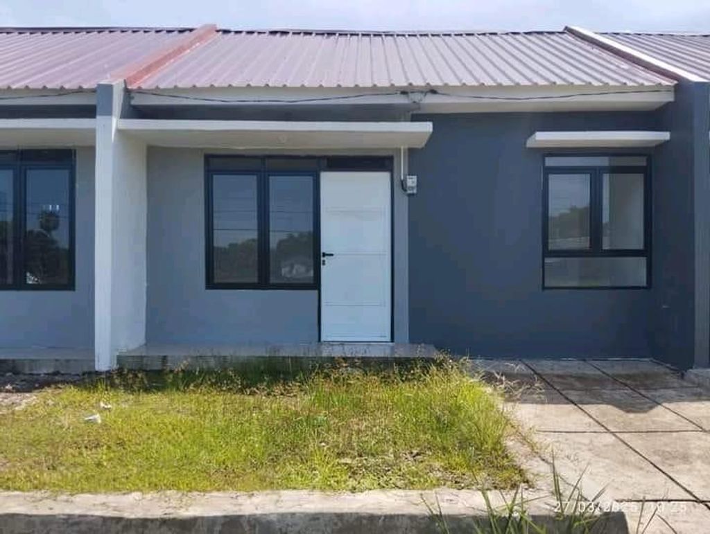 foto tampak rumah tipe 36/72 perumahan MUTIARA RESIDENCE