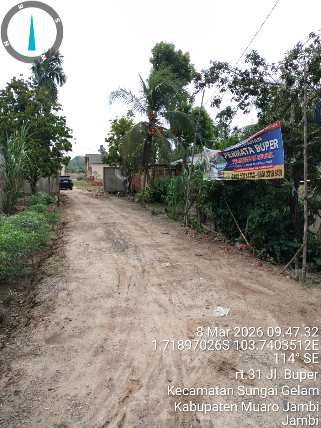 foto gerbang perumahan PERMATA BUPER
