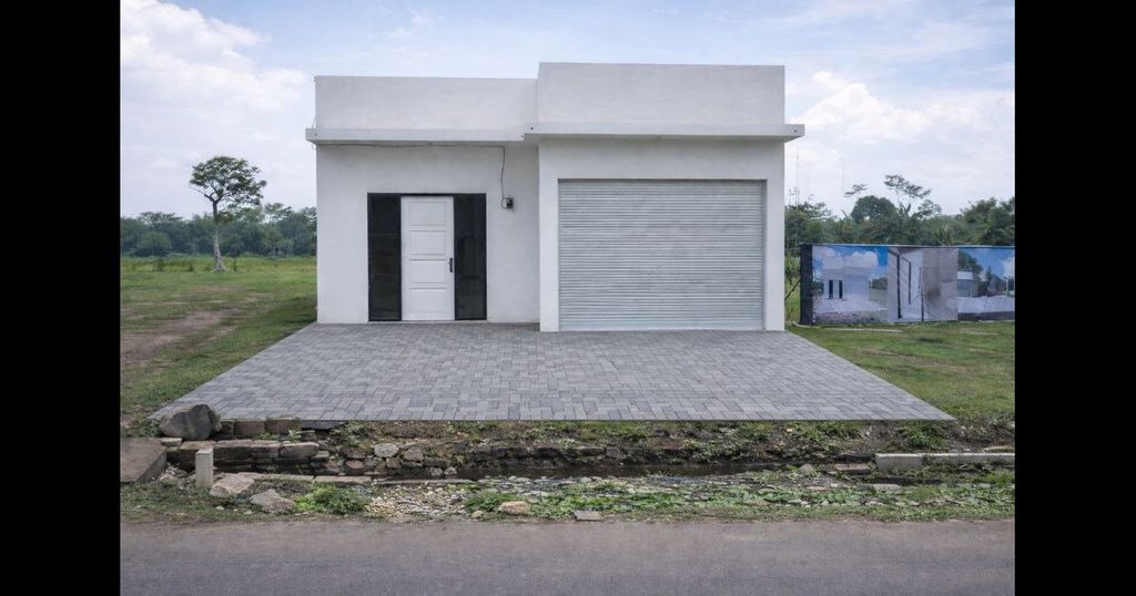 foto tampak rumah tipe 45/90 perumahan Perum The Shafa Permai