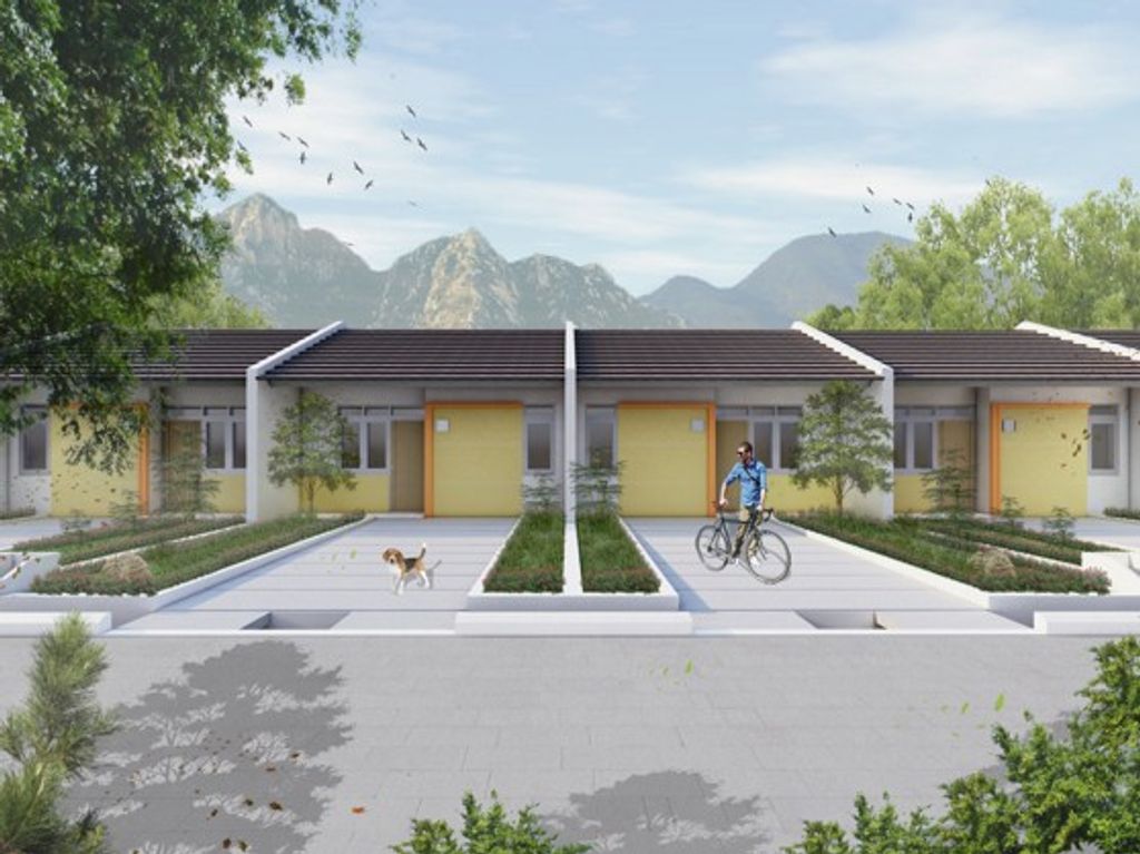 foto tampak rumah tipe 26/72 (95) 350 Dahia 1 No 2 perumahan Alam Sanggar Indah