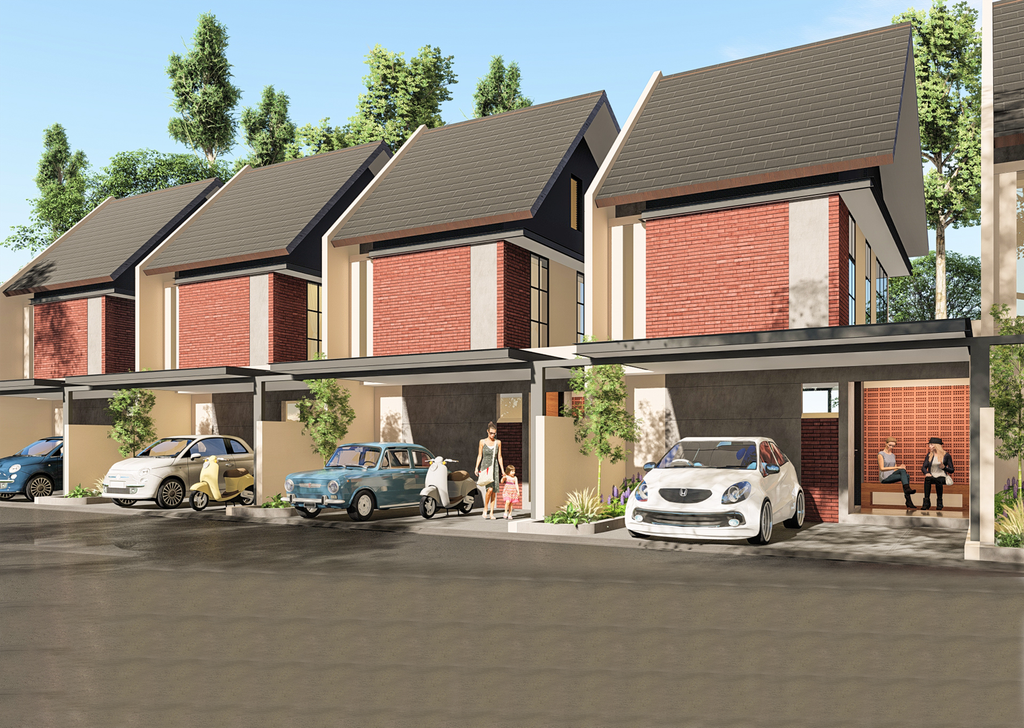 foto tampak rumah tipe 50/84 perumahan THE AWANI RESIDENCE 3 Tahap 2