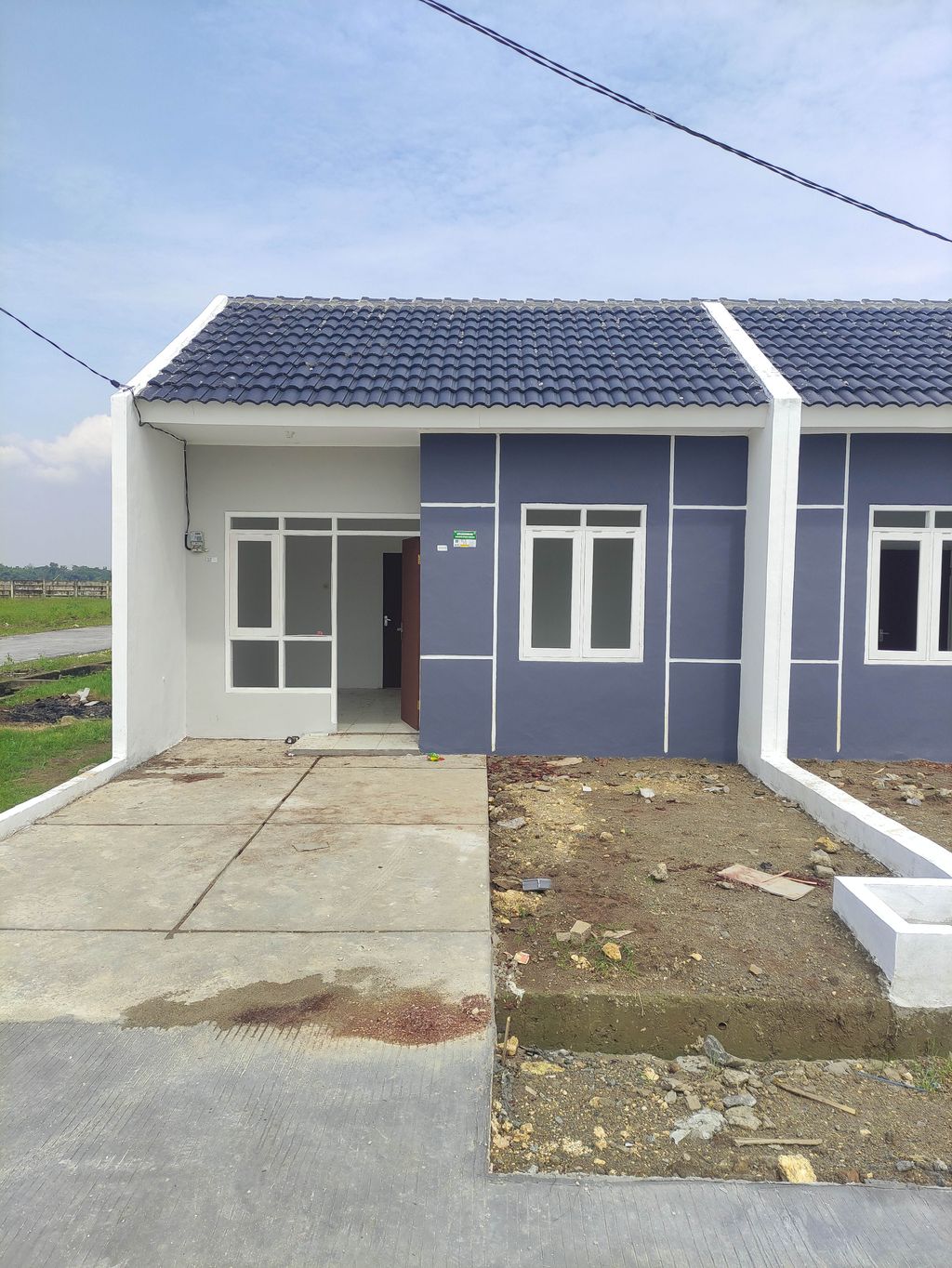 foto tampak rumah tipe 28/77 PMK 2026 perumahan GREEN HARMONY RESIDENCE 5