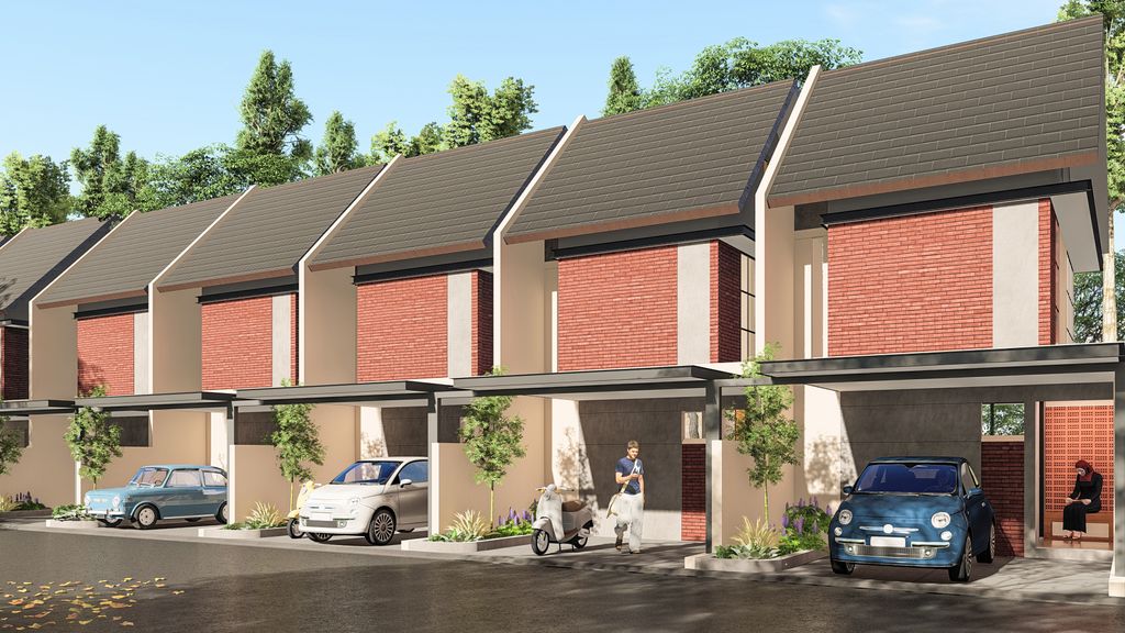 foto tampak rumah tipe 40/60 perumahan THE AWANI RESIDENCE 3 Tahap 2