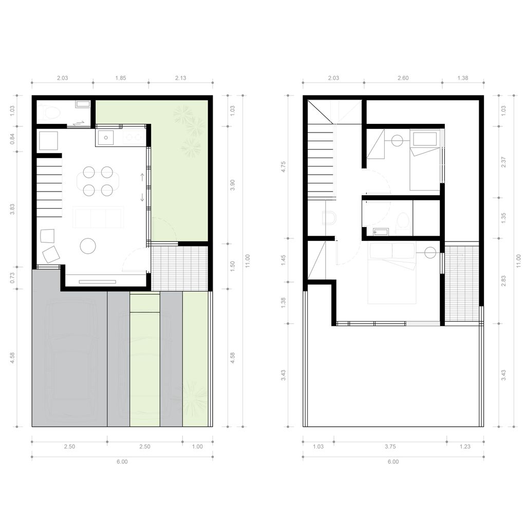 foto denah rumah tipe Barcelona perumahan CITAVILLE CIBUBUR
