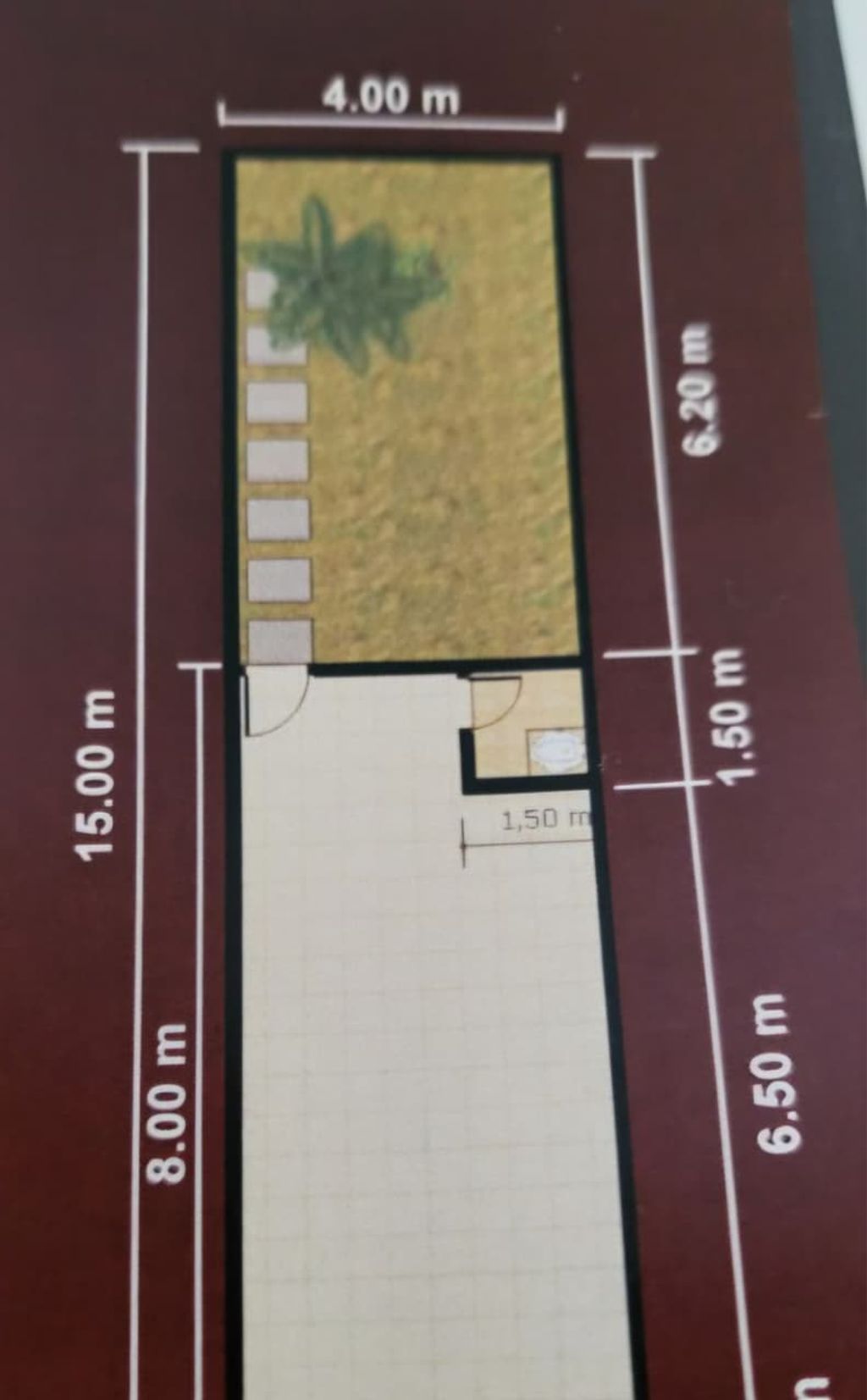 foto denah rumah tipe Ruko Bogenville 2 perumahan PERUMAHAN BUMI KOSAMBI BARU