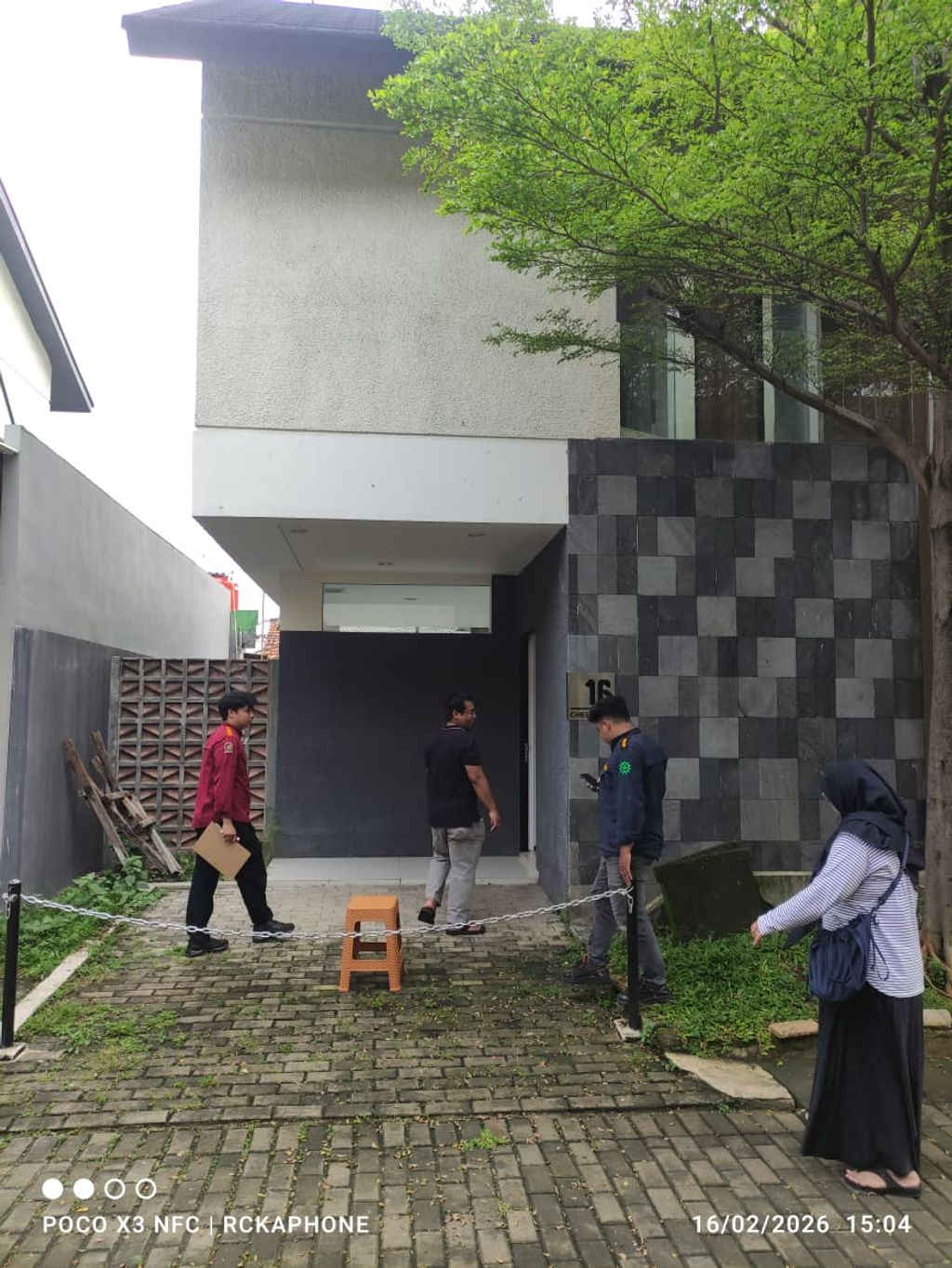 foto tampak rumah tipe CMH-M16 perumahan Chelsea Modern Home