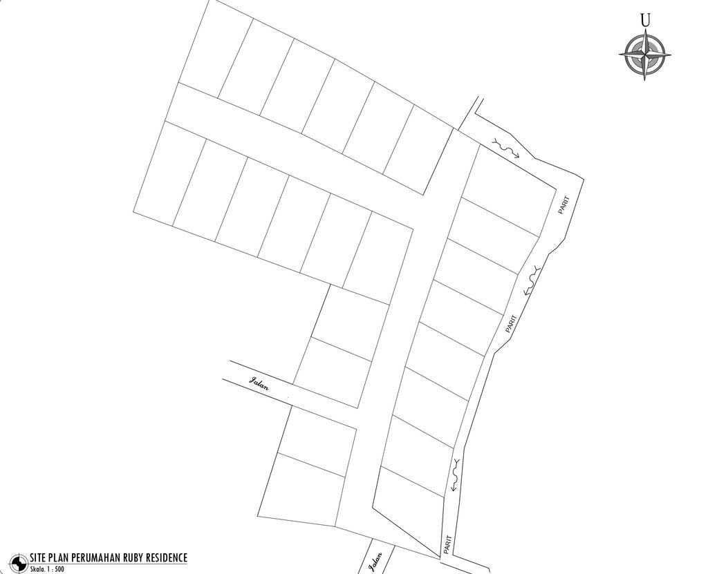 foto denah rumah tipe 36/104 (Subsidi) perumahan Ruby Residence