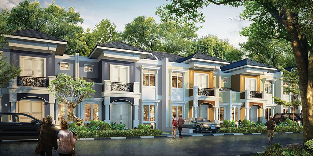 foto tampak rumah tipe 160/120 perumahan Sentul Alaya
