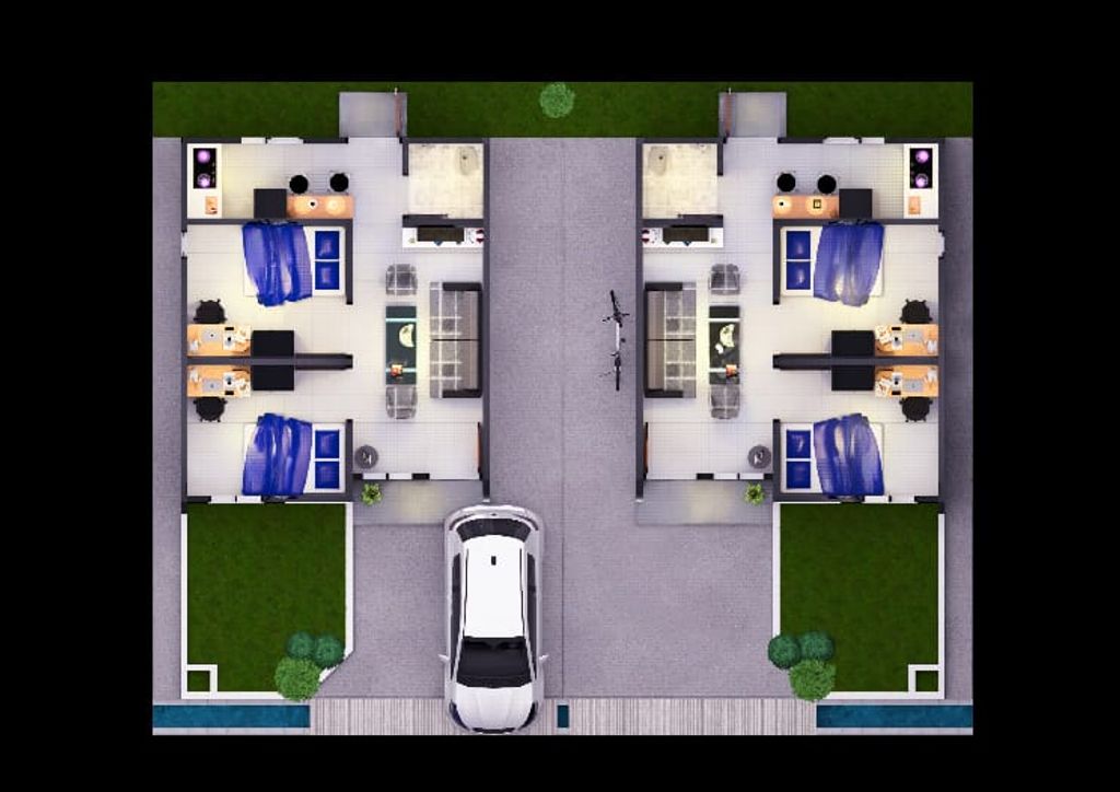 foto denah rumah tipe 36 perumahan BAKIAK RESIDENCE