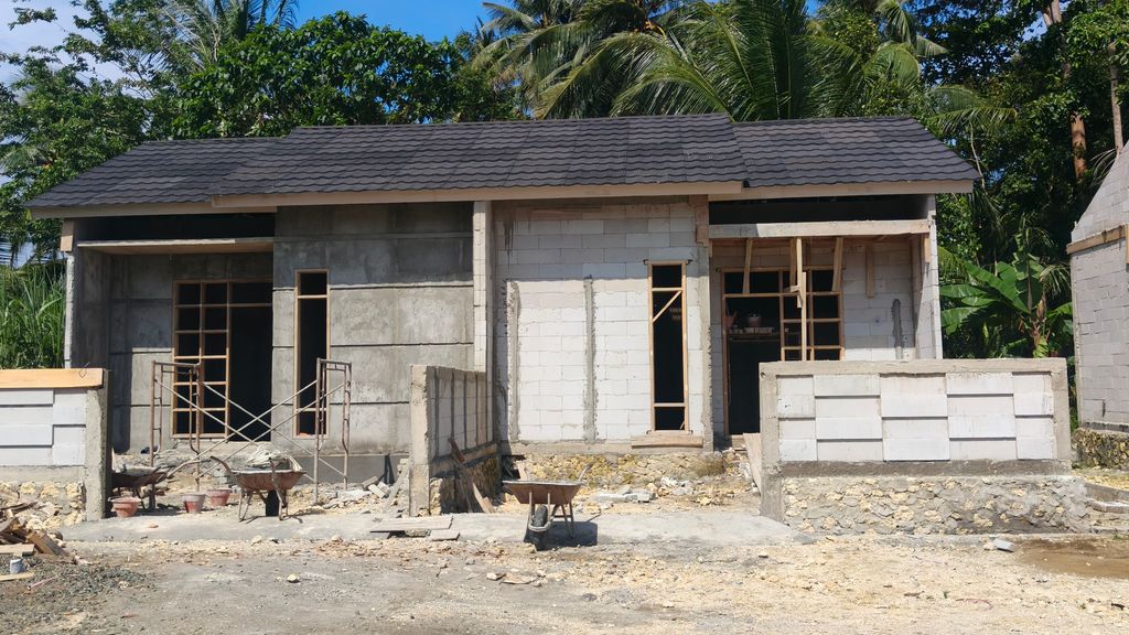 foto tampak rumah tipe 36/66 perumahan ARTHA PALACE CIBENDA 3
