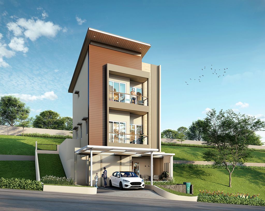 foto tampak rumah tipe 182/180 perumahan Sentul Alaya