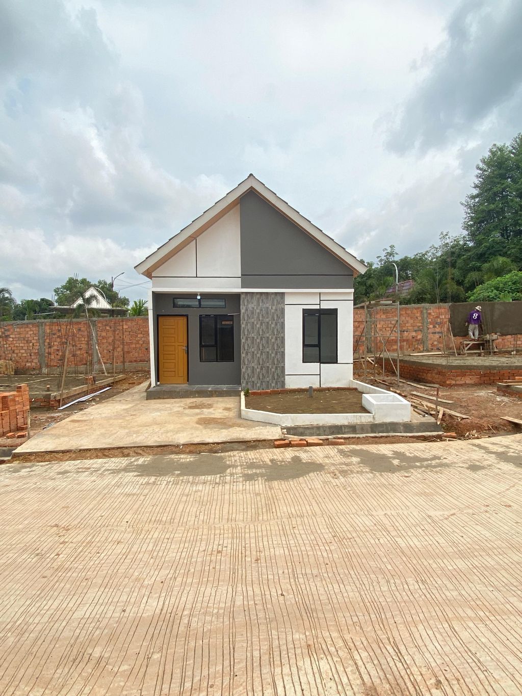 foto tampak rumah tipe 36 perumahan BAKIAK RESIDENCE