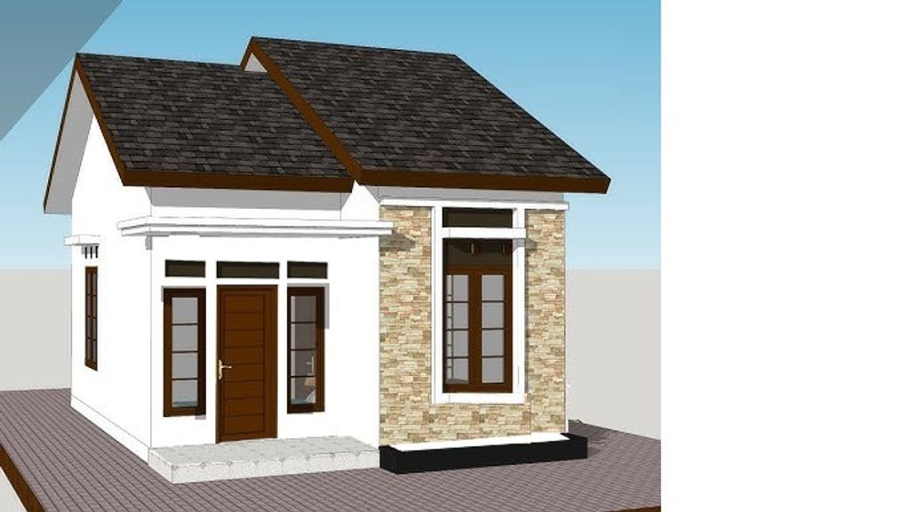 foto denah rumah tipe 36/99 perumahan BELITUNG CAHAYA RESIDENCE
