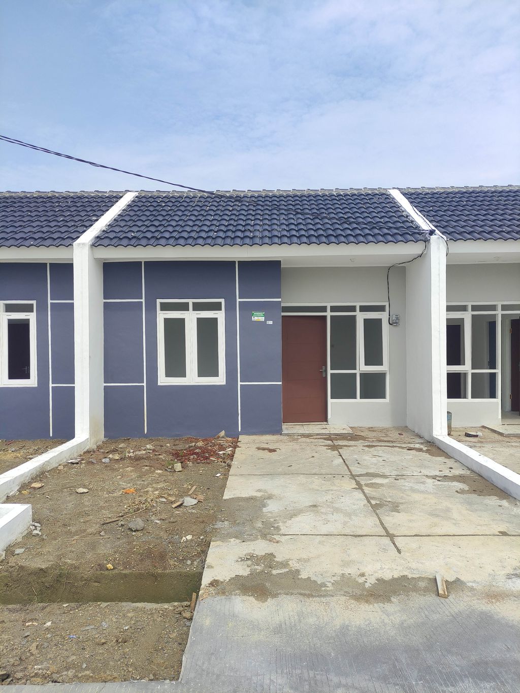 foto tampak rumah tipe 28/60 PMK 2026 perumahan GREEN HARMONY RESIDENCE 5